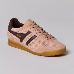 Gola Women's Tornado Zephyr Sneaker Color: Cameo/Dark Brown
